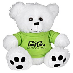 View a larger, more detailed picture of the Big Paw Bear - White - 24 hr