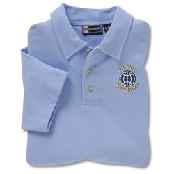 View a larger, more detailed picture of the Easy-Care Superblend Pique w Stain Release - Men s-Closeout