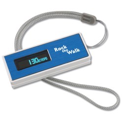 View a larger, more detailed picture of the Slimline OLED Memory Pedometer