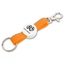 View a larger, more detailed picture of the Key Flex Retractable Badge Holder - Closeout Color