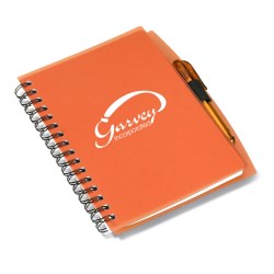 View a larger, more detailed picture of the Mini Translucent Notebook with Pen - Closeout