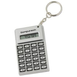 View a larger, more detailed picture of the Mini Flex Calculator Key Tag - Closeout