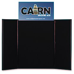 View a larger, more detailed picture of the Briefcase Tabletop Display w Rectangular Header - 32 x 48 