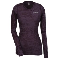 View a larger, more detailed picture of the Next Level Burnout LS Thermal Tee - Ladies 