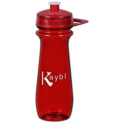 View a larger, more detailed picture of the PolySure Flared Sport Bottle w Handle - 16 oz - Translucent