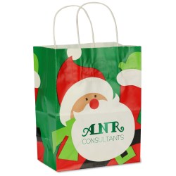 View a larger, more detailed picture of the Holiday Gift Bag - Santa