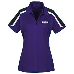 View a larger, more detailed picture of the Tricolor Shoulder Accent Performance Polo - Ladies 