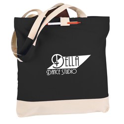 View a larger, more detailed picture of the Contemporary Cotton Convention Tote - Closeout