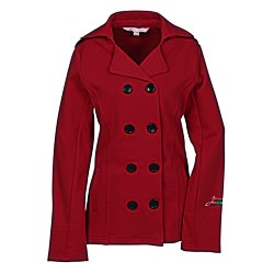 View a larger, more detailed picture of the Riley Fleece Pea Coat - Ladies 