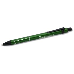 View a larger, more detailed picture of the Diamond Cut Metal Pen - Closeout