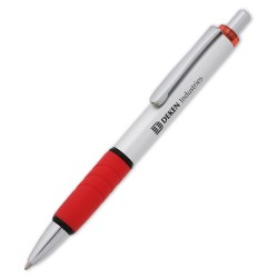 View a larger, more detailed picture of the Rubber Grip Metal Pen - Closeout