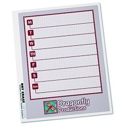 View a larger, more detailed picture of the Removable Memo Board Sticker - Weekly - Executive