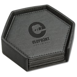 View a larger, more detailed picture of the Broadway Hexagonal Coaster Set