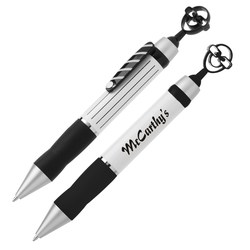 View a larger, more detailed picture of the Mr Suave Pen w Striped Shirt - Closeout