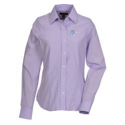 View a larger, more detailed picture of the Hayden EZ-Care Checked Shirt - Ladies 