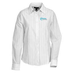 View a larger, more detailed picture of the Taberg EZ-Care Yarn Dyed Stripe Shirt - Ladies 