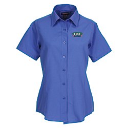 View a larger, more detailed picture of the Tulare EZ-Care SS Oxford Shirt - Ladies 
