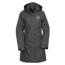 View a larger, more detailed picture of the Savoie Hooded Twill Long Length Jacket - Ladies 