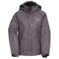 View a larger, more detailed picture of the Andrus Insulated Hooded Jacket - Ladies 