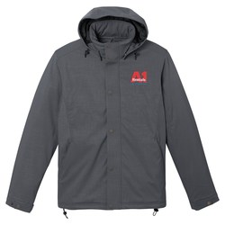 View a larger, more detailed picture of the Bornite Insulated Soft Shell Hooded Jacket - Men s