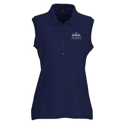View a larger, more detailed picture of the Brins Sleeveless Polo