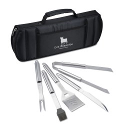 View a larger, more detailed picture of the Grill Master Deluxe BBQ Kit - Closeout