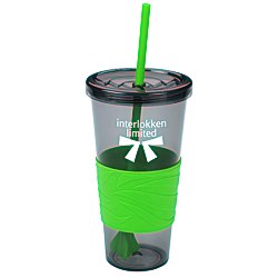 View a larger, more detailed picture of the Smoky Revolution Tumbler w Straw - 24 oz 