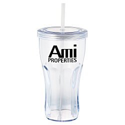 View a larger, more detailed picture of the Fountain Soda Tumbler w Straw - 24 oz 