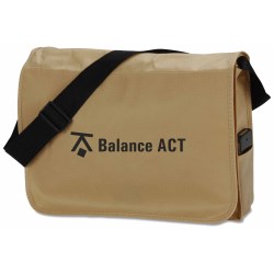 View a larger, more detailed picture of the Non-woven Messenger Bag - Closeout