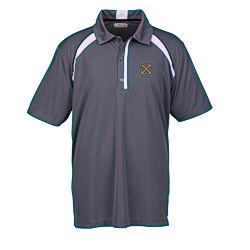 View a larger, more detailed picture of the Quinn Color Block Textured Polo - Men s - 24 hr