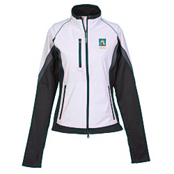 View a larger, more detailed picture of the Jozani Hybrid Soft Shell Jacket - Ladies - 24 hr