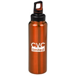 View a larger, more detailed picture of the h2go Duo Stainless Steel Bottle - 32 oz - Closeout
