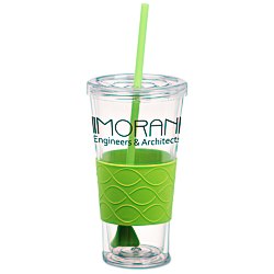 View a larger, more detailed picture of the Rotation Tumbler w Straw - 20 oz 