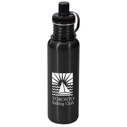View a larger, more detailed picture of the Adventure Stainless Steel Water Bottle - 28 oz - Closeout
