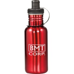 View a larger, more detailed picture of the Adventure Stainless Steel Water Bottle - 20 oz - Closeout