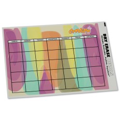 View a larger, more detailed picture of the Removable Monthly Calendar Decal - Watercolor