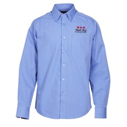 View a larger, more detailed picture of the Garnet Striped Dress Shirt - Men s