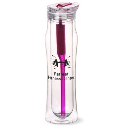 View a larger, more detailed picture of the h2go Omega Filter Sport Bottle - 16 oz - 24 hr