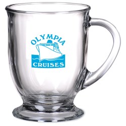 View a larger, more detailed picture of the Cafe Glass Mug - 16 oz - 24 hr