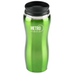 View a larger, more detailed picture of the Maui Stainless Steel Tumbler - 14 oz - Closeout