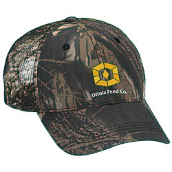View a larger, more detailed picture of the Outdoor Cap Mesh Camo Hat - Mossy Oak Breakup