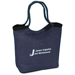 View a larger, more detailed picture of the Market Jute Tote w Wallet
