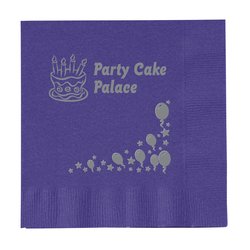 View a larger, more detailed picture of the Colorware Beverage Napkin - 2-ply - Color-Low Qty-Celebrate