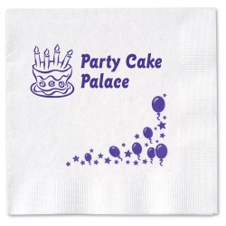 View a larger, more detailed picture of the Beverage Napkin - 2-ply - White-Celebrate