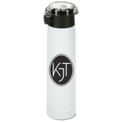 View a larger, more detailed picture of the h2go Aspen Vacuum Stainless Sport Bottle - 24 oz - 24 hr