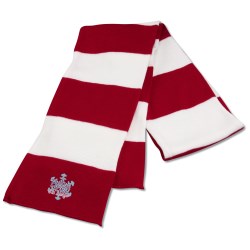 View a larger, more detailed picture of the Rugby Knit Scarf - Overstock