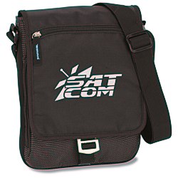 View a larger, more detailed picture of the Zoom iPad Messenger Bag - 24 hr