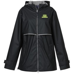 View a larger, more detailed picture of the New Englander Rain Jacket Ladies Emb Closeout Color