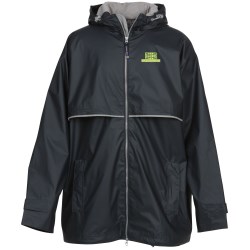 View a larger, more detailed picture of the New Englander Rain Jacket - Men s - Embr -Closeout Color