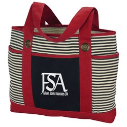 View a larger, more detailed picture of the Lauren Fashion Tote - Screen - 24 hr